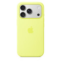 iPhone 17 Pro Silikon Case mit MagSafe - Neongelb