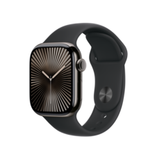 42 mm Sportarmband Schwarz – S/M