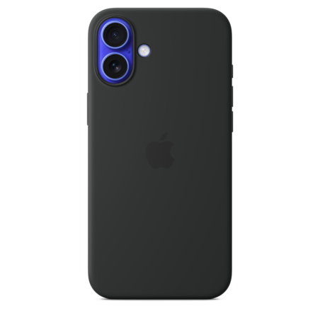 iPhone 16 Plus Silikon Case mit MagSafe – Schwarz