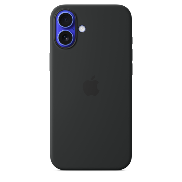 iPhone 16 Plus Silikon Case mit MagSafe – Schwarz