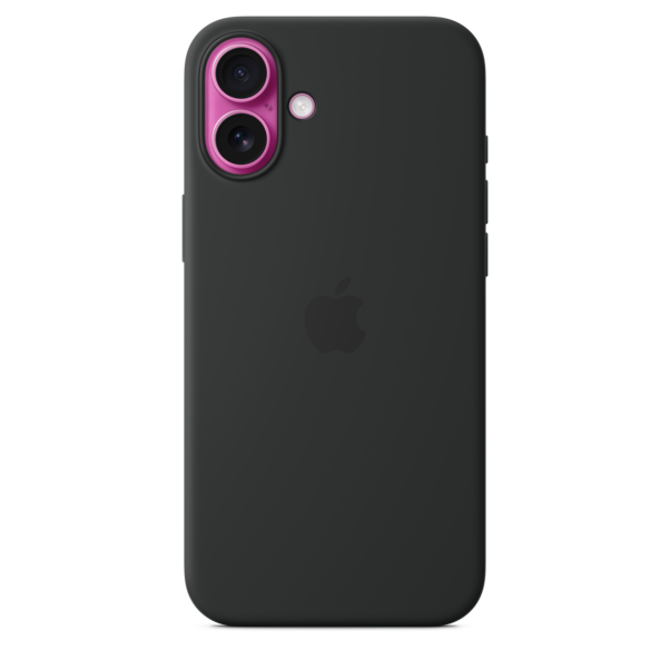 iPhone 16 Plus Silikon Case mit MagSafe – Schwarz