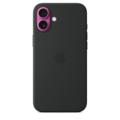 iPhone 16 Plus Silikon Case mit MagSafe – Schwarz