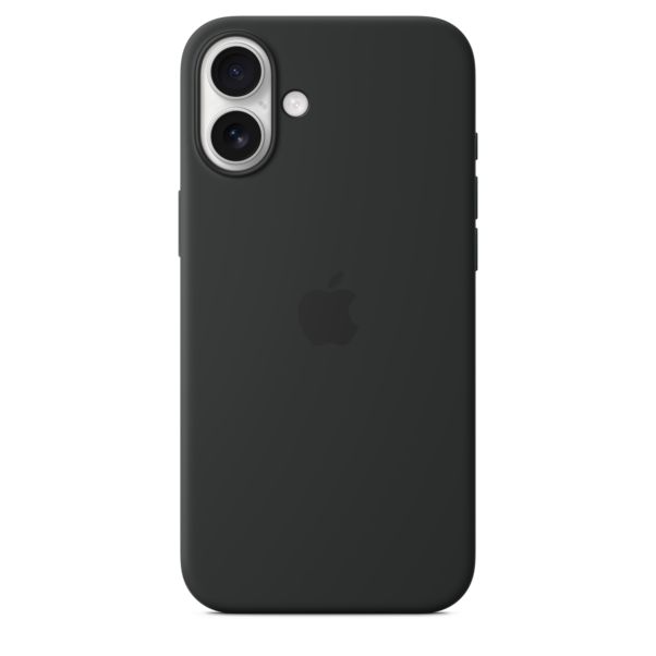iPhone 16 Plus Silikon Case mit MagSafe – Schwarz