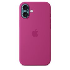 Sie sehen das Produktbild 02 von iPhone 16 Plus Silikon Case mit MagSafe – Fuchsia iPhone 16 Plus Silikon Case mit MagSafe – Fuchsia