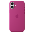 Sie sehen das Produktbild 04 von iPhone 16 Plus Silikon Case mit MagSafe – Fuchsia iPhone 16 Plus Silikon Case mit MagSafe – Fuchsia