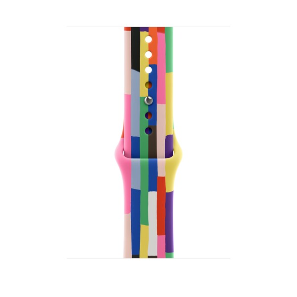 Sie sehen das Produktbild 01 von 46 mm Pride Edition Sportarmband – S/M 46 mm Pride Edition Sportarmband – S/M