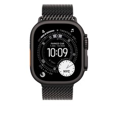 49 mm Milanaise Armband Titan Schwarz – M