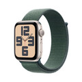 Sie sehen das Produktbild 01 von Apple Watch SE GPS, 44 mm Aluminiumgehäuse Polarstern, Sport Loop Seegrün Apple Watch SE GPS, 44 mm Aluminiumgehäuse Polarstern, Sport Loop Seegrün
