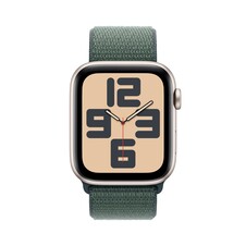 Sie sehen das Produktbild 02 von Apple Watch SE GPS, 44 mm Aluminiumgehäuse Polarstern, Sport Loop Seegrün Apple Watch SE GPS, 44 mm Aluminiumgehäuse Polarstern, Sport Loop Seegrün
