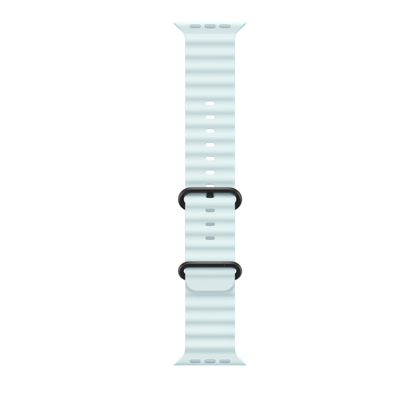 49 mm Ocean Armband Kristallblau – Titan Schwarz