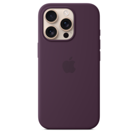 iPhone 16 Pro Silikon Case mit MagSafe – Pflaume