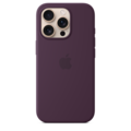 iPhone 16 Pro Silikon Case mit MagSafe – Pflaume