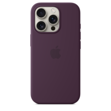 iPhone 16 Pro Silikon Case mit MagSafe – Pflaume