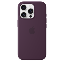 iPhone 16 Pro Silikon Case mit MagSafe – Pflaume