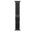 49 mm Milanaise Armband Titan Schwarz – L