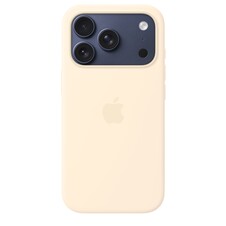 Sie sehen das Produktbild 03 von iPhone 17 Pro Silikon Case mit MagSafe - Vanille iPhone 17 Pro Silikon Case mit MagSafe - Vanille
