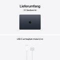 Sie sehen das Produktbild 09 von 13" MacBook Air: Apple M5 Chip mit 10‑Core CPU und 10‑Core GPU, 1 TB SSD - Mitternacht 13" MacBook Air: Apple M5 Chip mit 10‑Core CPU und 10‑Core GPU, 1 TB SSD - Mitternacht