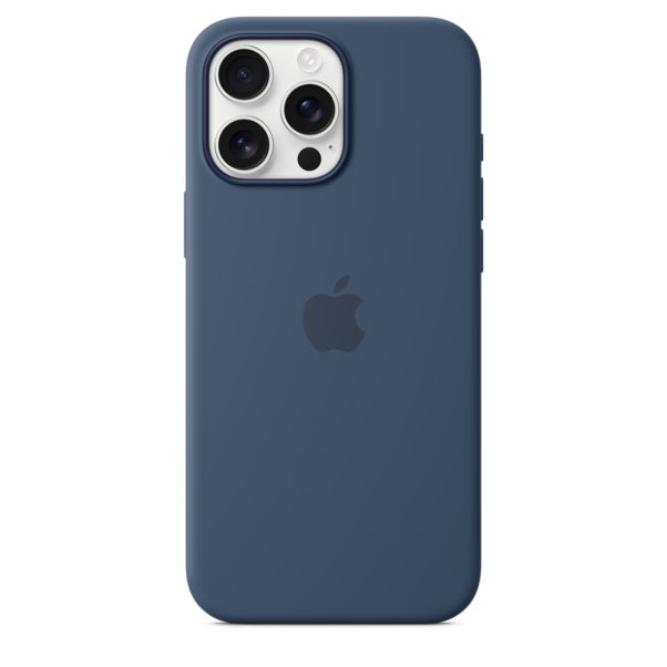 iPhone 16 Pro Max Silikon Case mit MagSafe – Denim