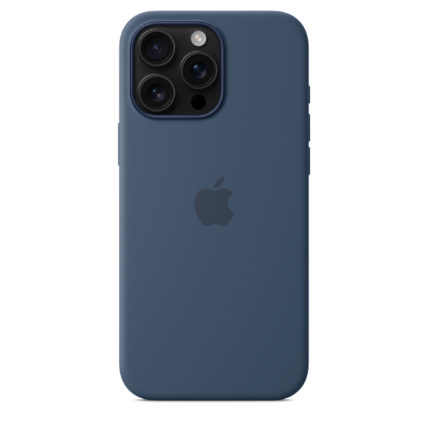 iPhone 16 Pro Max Silikon Case mit MagSafe – Denim