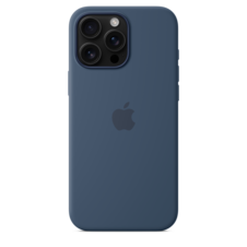 iPhone 16 Pro Max Silikon Case mit MagSafe – Denim
