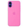 iPhone 16 Plus Silikon Case mit MagSafe – Pfingstrose