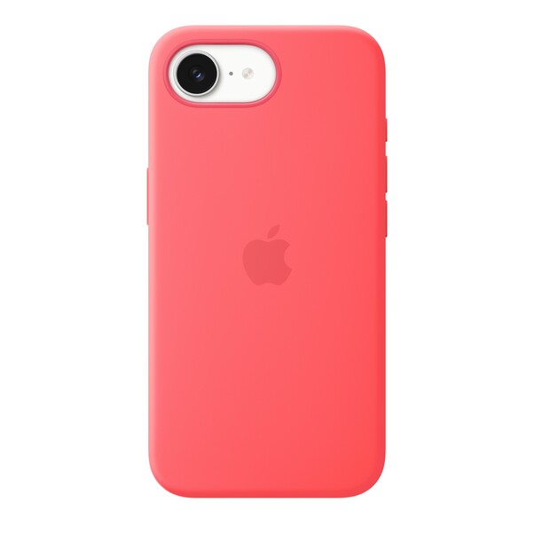 iPhone 17e Silikon Case mit MagSafe − Guavepink
