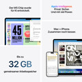 Sie sehen das Produktbild 08 von 15" MacBook Air: Apple M5 Chip mit 10‑Core CPU und 10‑Core GPU, 512 GB SSD - Himmelblau 15" MacBook Air: Apple M5 Chip mit 10‑Core CPU und 10‑Core GPU, 512 GB SSD - Himmelblau