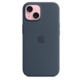 Sie sehen das Produktbild 02 von iPhone 15 Silikon Case mit MagSafe – Sturmblau iPhone 15 Silikon Case mit MagSafe – Sturmblau