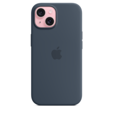 Sie sehen das Produktbild 02 von iPhone 15 Silikon Case mit MagSafe – Sturmblau iPhone 15 Silikon Case mit MagSafe – Sturmblau