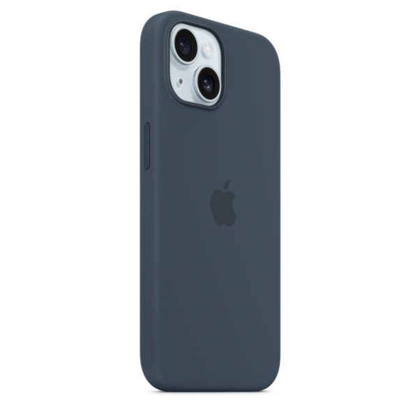 Sie sehen das Produktbild 06 von iPhone 15 Silikon Case mit MagSafe – Sturmblau iPhone 15 Silikon Case mit MagSafe – Sturmblau