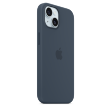 Sie sehen das Produktbild 06 von iPhone 15 Silikon Case mit MagSafe – Sturmblau iPhone 15 Silikon Case mit MagSafe – Sturmblau