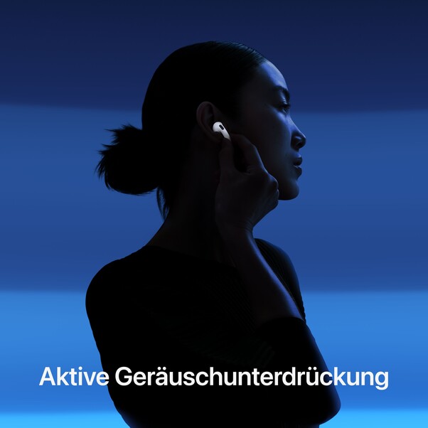 AirPods 4 mit Aktiver Geräusch­unter­drückung