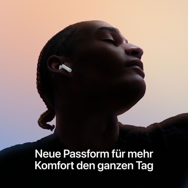 AirPods 4 mit Aktiver Geräusch­unter­drückung