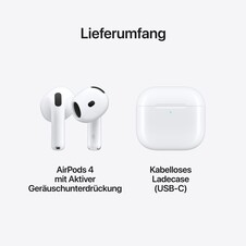 AirPods 4 mit Aktiver Geräusch­unter­drückung
