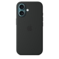 iPhone 16 Silikon Case mit MagSafe – Schwarz