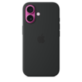 iPhone 16 Silikon Case mit MagSafe – Schwarz