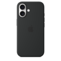 iPhone 16 Silikon Case mit MagSafe – Schwarz