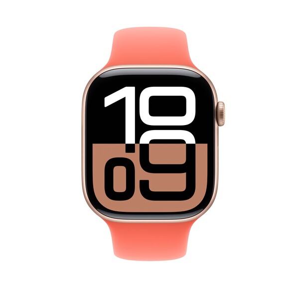 Sie sehen das Produktbild 03 von 46 mm Sportarmband Mandarine – M/L 46 mm Sportarmband Mandarine – M/L