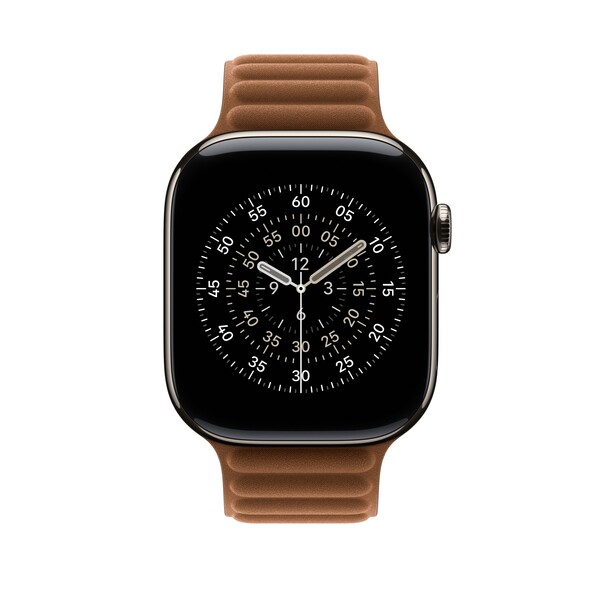 46 mm Armband mit Magnetverschluss Karamell - S/M