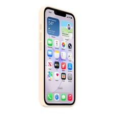 Sie sehen das Produktbild 04 von iPhone 17e Silikon Case mit MagSafe – Vanille iPhone 17e Silikon Case mit MagSafe – Vanille