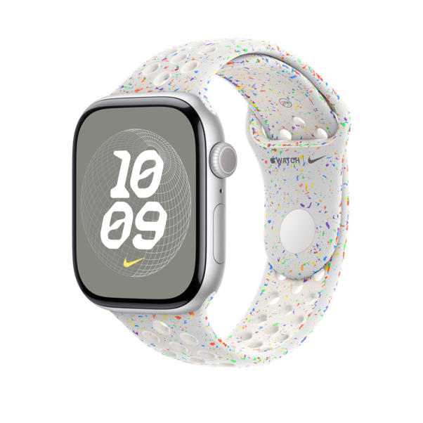 46 mm Nike Sportarmband Pure Platinum – M/L
