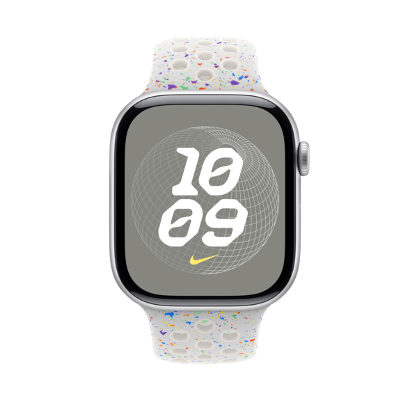 46 mm Nike Sportarmband Pure Platinum – M/L