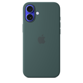 iPhone 16 Plus Silikon Case mit MagSafe – Seegrün