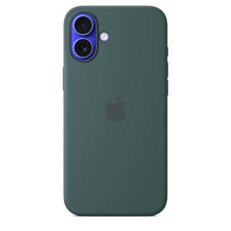 Sie sehen das Produktbild 01 von iPhone 16 Plus Silikon Case mit MagSafe – Seegrün iPhone 16 Plus Silikon Case mit MagSafe – Seegrün