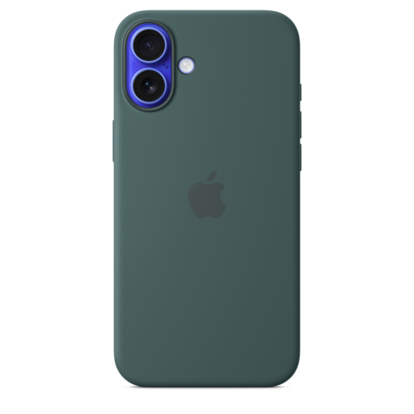 Sie sehen das Produktbild 01 von iPhone 16 Plus Silikon Case mit MagSafe – Seegrün iPhone 16 Plus Silikon Case mit MagSafe – Seegrün