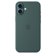 Sie sehen das Produktbild 02 von iPhone 16 Plus Silikon Case mit MagSafe – Seegrün iPhone 16 Plus Silikon Case mit MagSafe – Seegrün