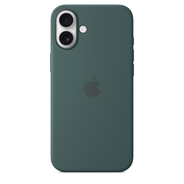 Sie sehen das Produktbild 04 von iPhone 16 Plus Silikon Case mit MagSafe – Seegrün iPhone 16 Plus Silikon Case mit MagSafe – Seegrün
