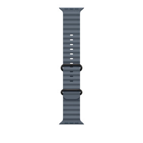 49 mm Ocean Armband Maritimblau - Titan Schwarz