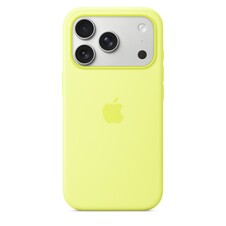 Sie sehen das Produktbild 02 von iPhone 17 Pro Silikon Case mit MagSafe - Neongelb iPhone 17 Pro Silikon Case mit MagSafe - Neongelb