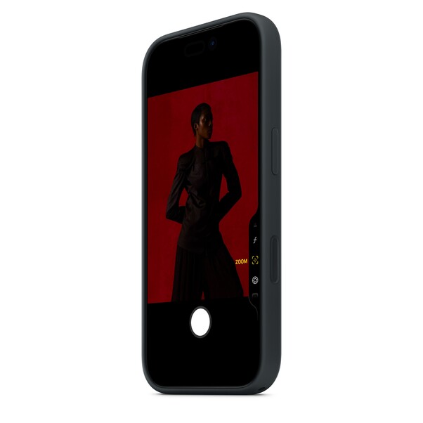 iPhone 17 Pro Silikon Case mit MagSafe - Schwarz
